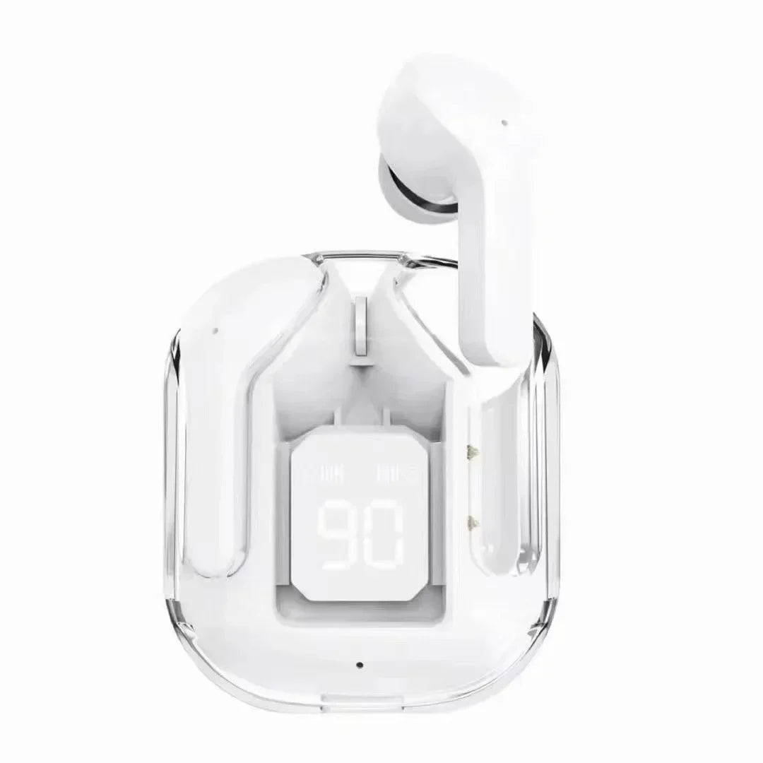 HK3 TWS Bluetooth Wireless Earbuds, HIFI Transparent Earbuds, LED Power Supply Digital Display Stereo,Suitable for Xiaomi Iphone