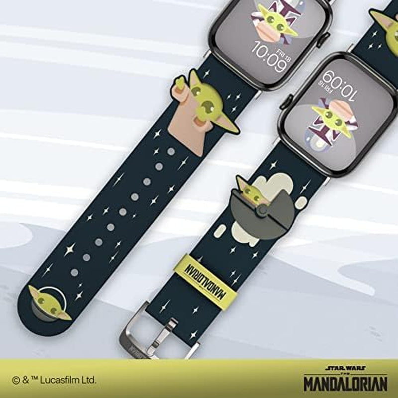 Star Wars: the Mandalorian Officially Licensed Smartwatch Band (Watch Not Included)