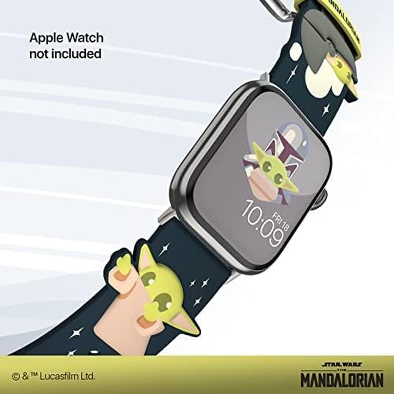 Star Wars: the Mandalorian Officially Licensed Smartwatch Band (Watch Not Included)
