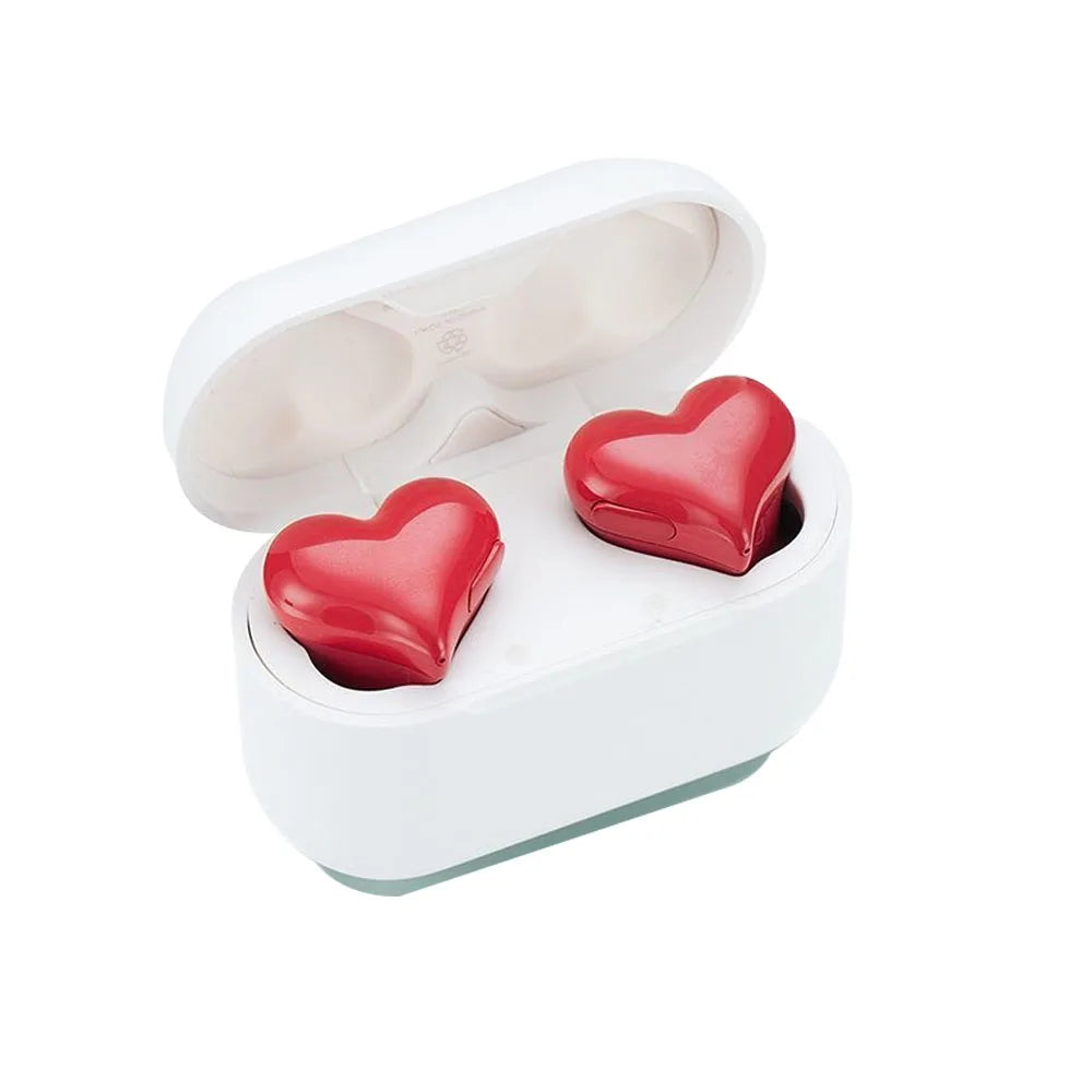 Premium Wireless Bluetooth Heart-Shaped Earphones for Women - High-Quality Earbuds Ideal for Gifting