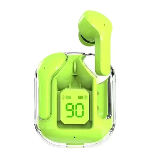 HK3 TWS Bluetooth Wireless Earbuds, HIFI Transparent Earbuds, LED Power Supply Digital Display Stereo,Suitable for Xiaomi Iphone