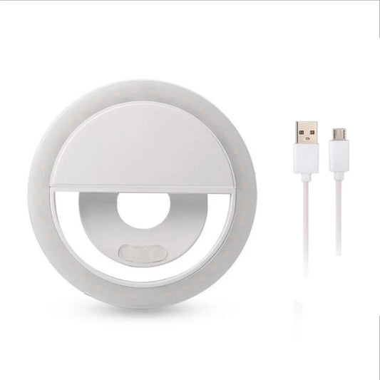 Battery Selfie Light Ring Light LED Photographic Lighting Photo Lamps Video Light Photography Ringlight Photo for Phone Iphone
